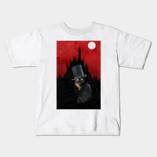 Vampire Cat Kids T-Shirt